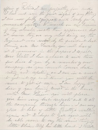 Letter by James W. Vanderhoef, May 10, 1861, page 2