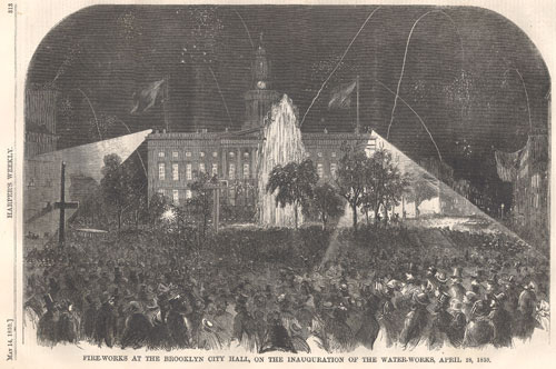 Fireworks at Brooklyn City Hall
