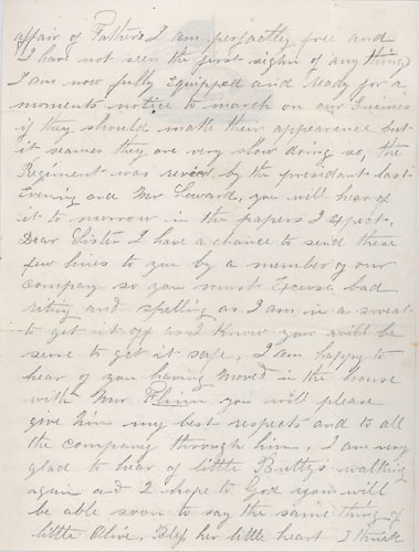 Letter by James W. Vanderhoef, May 10, 1861, page 2