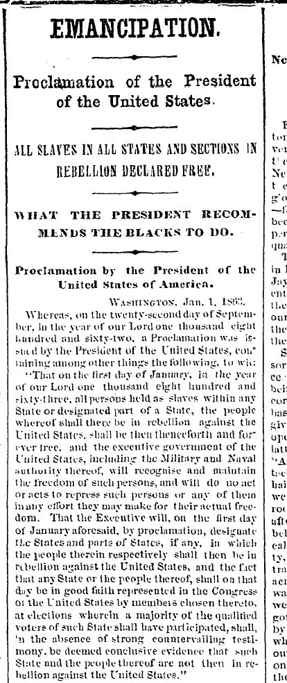 Emancipation Proclamation