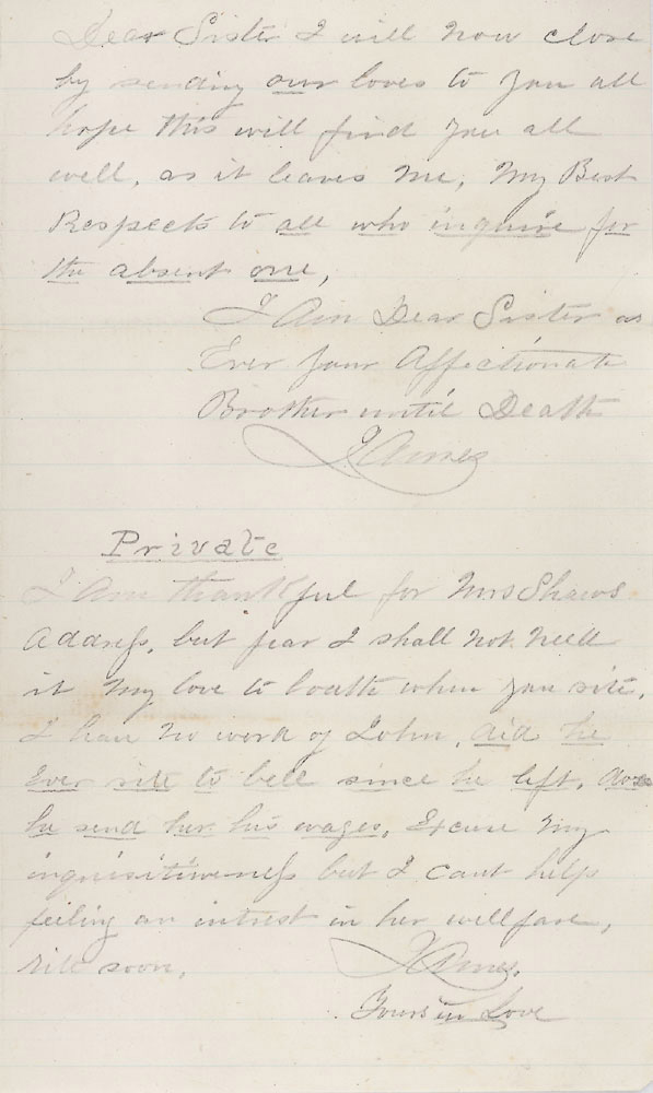 Letter by James W. Vanderhoef, Jan. 31, 1863, page 3