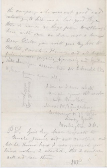 Letter by James W. Vanderhoef, May 1, 1861 page 4
