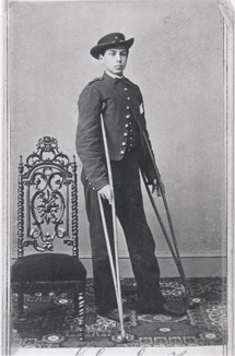 photo of Private Charles Mitchell (Mathew Brady photograph)