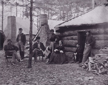 photo of Winter quarters at Brandy Station