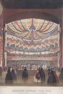 illustration of Brooklyn Sanitary Fair, 1864