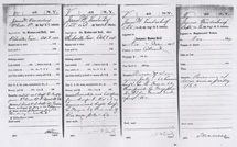 Vanderhoef's Military Records
