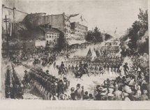 illustration of Grand parade and review of the Union armies