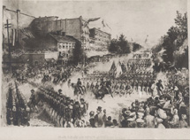 illustration of Grand parade and review of the Union armies