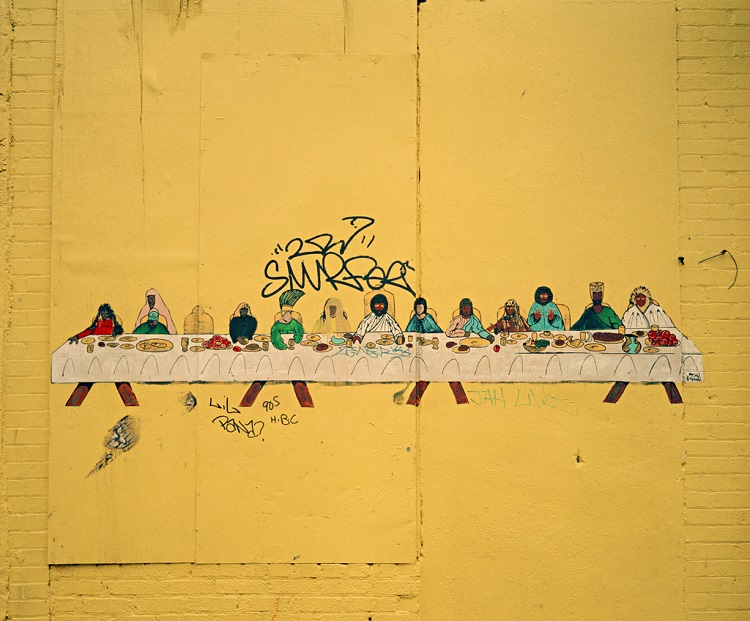 Wall painting, Pacific Street, Brooklyn, 1995