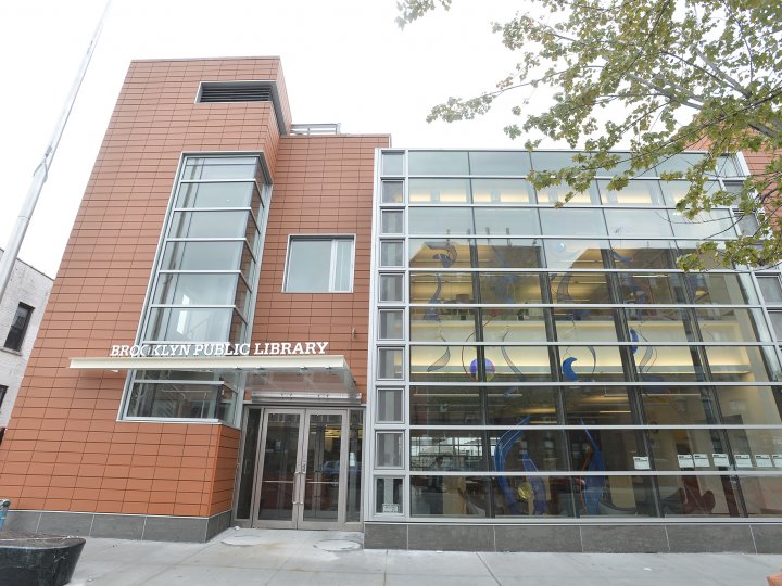 The exterior of Kensington Library